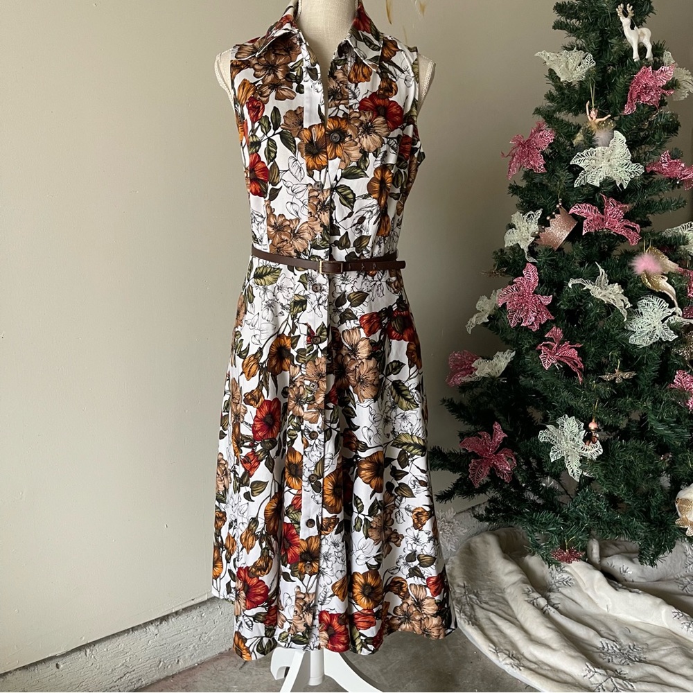 North style vintage dress